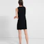 Shop THEORY Gaun Tanpa Lengan Hitam Leher Bulat Rekaan Ringkas J1109608-001