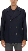 Theory Slim Double-Breasted Blazer Jacket Long Sleeve Blue N0871415XHX Theory Slim Double-Breasted Blazer Jacket Long Sleeve Blue N0871415XHX