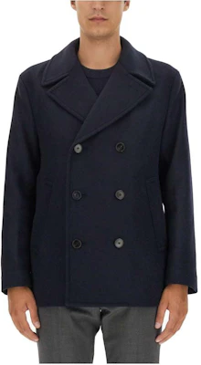 Theory Slim Double-Breasted Blazer Jacket Long Sleeve Blue N0871415XHX Buy Theory Slim Double-Breasted Blazer Jacket Long Sleeve Blue N0871415XHX