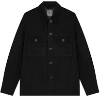 Theory Solid Black Single-Breasted Collar Jacket N0970402 Theory Solid Black Single-Breasted Collar Jacket N0970402