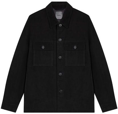 Theory Solid Black Single-Breasted Collar Jacket N0970402 Buy Theory Solid Black Single-Breasted Collar Jacket N0970402