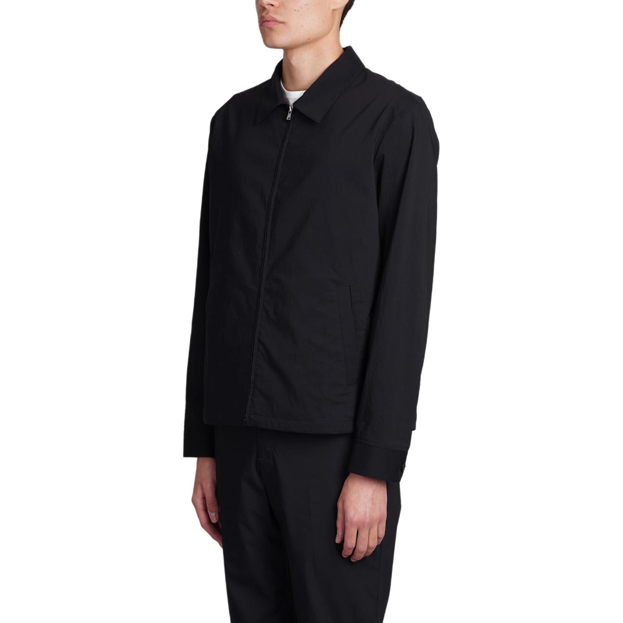 Shop Theory 素色黑色拉鍊長袖外套 O0377401-001