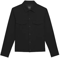 Theory Solid Color Button-Up Work Jacket Men’s Black M0274406-3-001 Theory Solid Color Button-Up Work Jacket Men’s Black M0274406-3-001