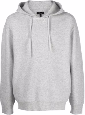Theory Solid Color Gray Hoodie Long-Sleeve Pullover M0881736BUY Buy Theory Solid Color Gray Hoodie Long-Sleeve Pullover M0881736BUY