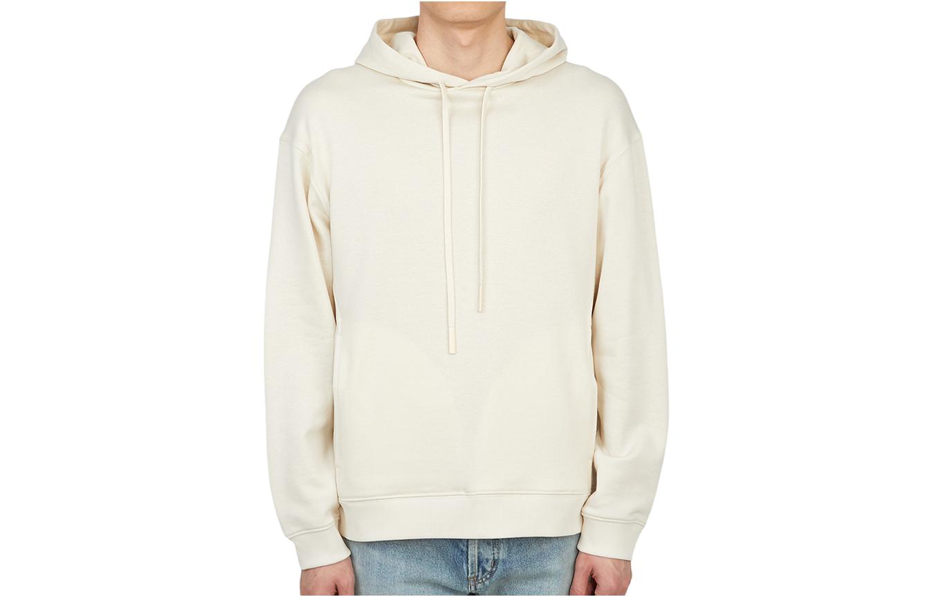 Theory Solid Color Oversized Hoodie in Beige M0994501-C05