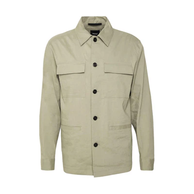 Theory Solid Color Single-Breasted Jacket Light Khaki N0373101F9H