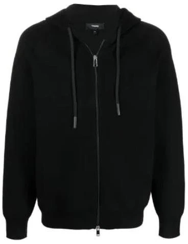 theory-solid-color-zip-up-drawstring-hoodie-jacket-black-m0186710