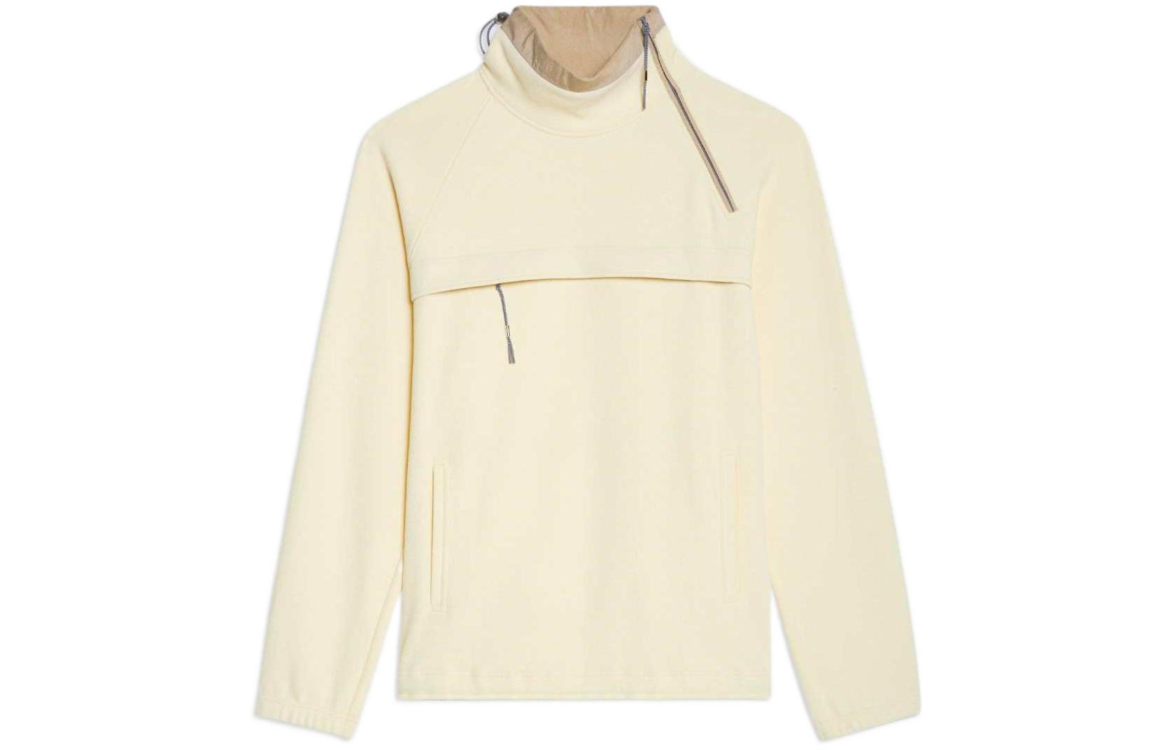 Theory Solid Color Zip-Up Jacket M074503OC2W-CREA