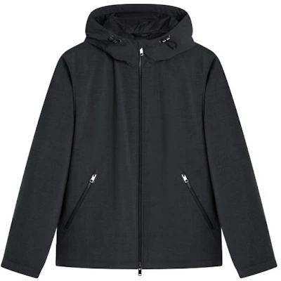 Theory Solid Color Zip-Up Straight-Cut Hoodie Jacket L0975430-A00 Buy Theory Solid Color Zip-Up Straight-Cut Hoodie Jacket L0975430-A00