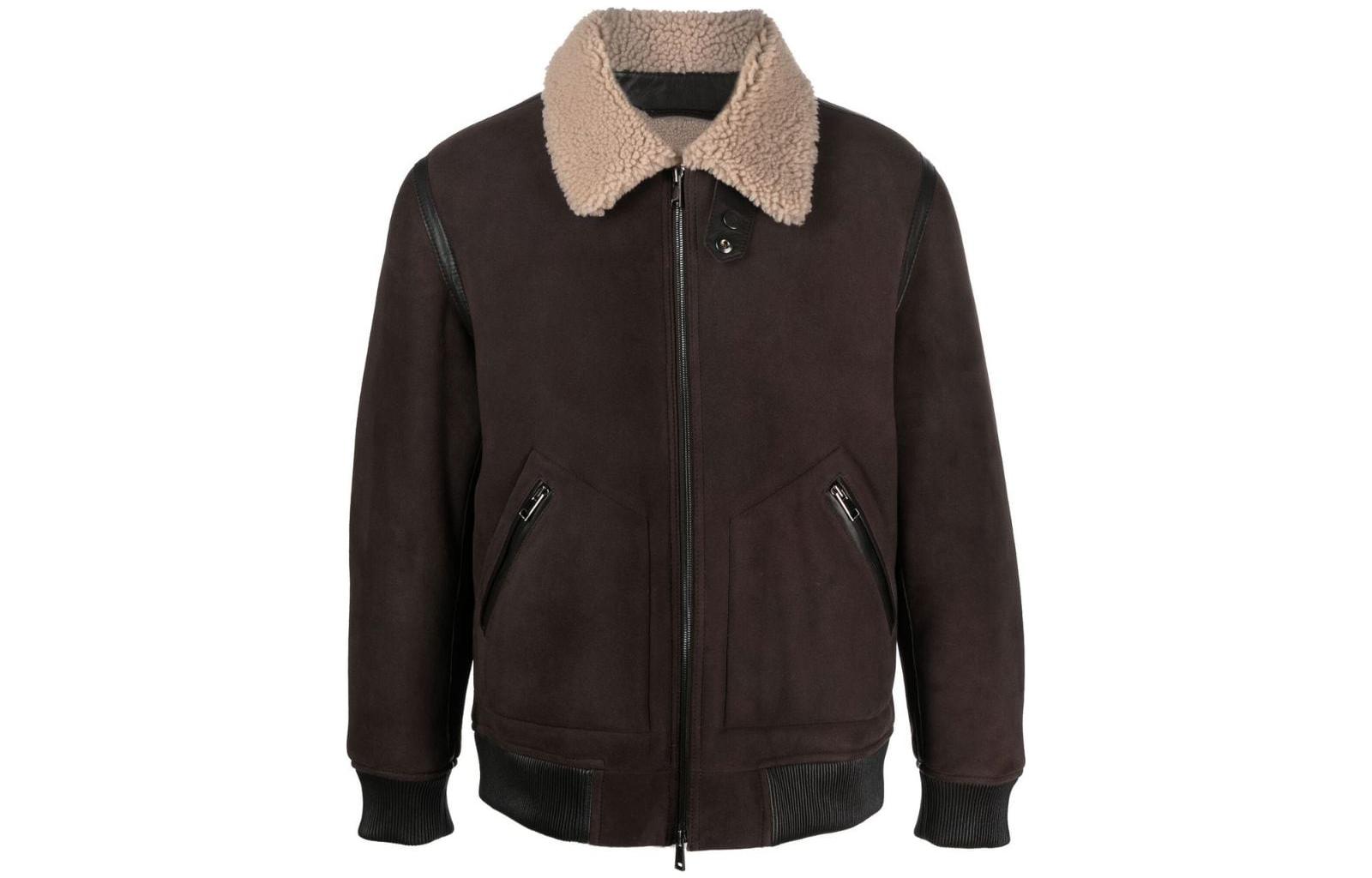 Theory SS23 Brown Single-Breasted Long-Sleeve Jacket for Men with Pockets M0970416-0XE