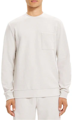 Theory SS23 Solid Color Cotton Blend Crewneck Long-Sleeve Sweatshirt N054515R Buy Theory SS23 Solid Color Cotton Blend Crewneck Long-Sleeve Sweatshirt N054515R