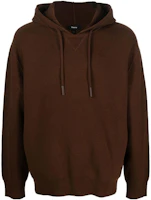 Theory SS23 Solid Color Drawstring Hoodie Brown M0881736-DVP Theory SS23 Solid Color Drawstring Hoodie Brown M0881736-DVP