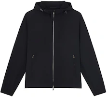 Theory SS23 Solid Color Zip-Up Hoodie Jacket - Black N0197409 Theory SS23 Solid Color Zip-Up Hoodie Jacket - Black N0197409