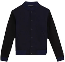 Theory SS23 Solid Navy Baseball Collar Long Sleeve Jacket M1071404-B7H Theory SS23 Solid Navy Baseball Collar Long Sleeve Jacket M1071404-B7H