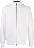 Theory SS23 White Quarter-Zip Stand Collar Sweatshirt L1284705-05N Theory SS23 White Quarter-Zip Stand Collar Sweatshirt L1284705-05N