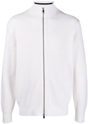 Theory SS23 White Quarter-Zip Stand Collar Sweatshirt L1284705-05N Buy Theory SS23 White Quarter-Zip Stand Collar Sweatshirt L1284705-05N