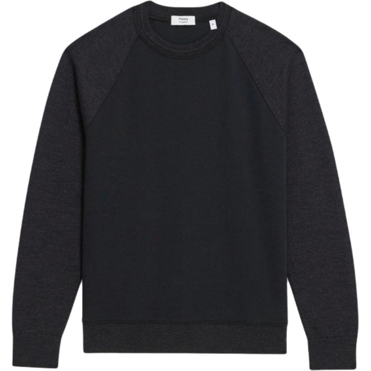 Theory Designer Collab Crewneck Sweatshirt Men’s Black O024506O-001