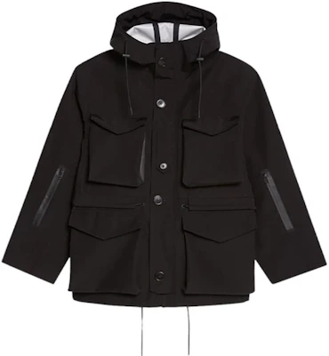 Theory x Lucas FW22 Black Utility Workwear Hoodie Jacket M075405O-001 Buy Theory x Lucas FW22 Black Utility Workwear Hoodie Jacket M075405O-001