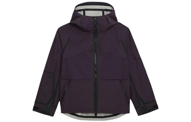 Theory Lucas Ossendrijver Colorblock Hooded Jacket Men’s Dark Purple SS23 N034406O-1