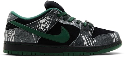 THERE Skateboards x Nike Dunk Low SB 'Black Gorge Green' HF7743-001 THERE Skateboards x Nike Dunk Low SB 'Black Gorge Green' HF7743-001