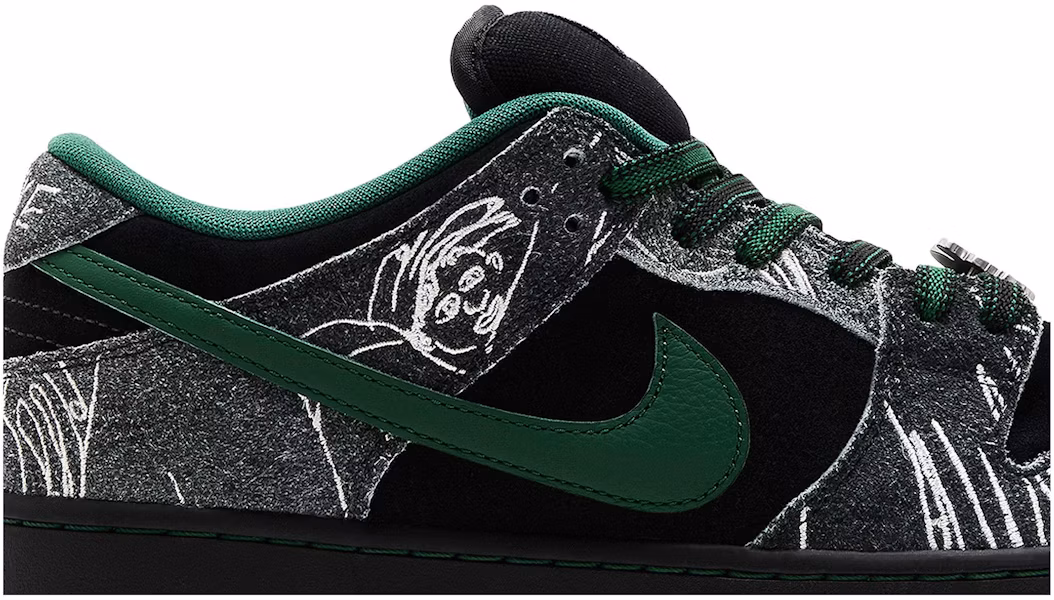 THERE Skateboards x Nike Dunk Low SB ''Noir Gorge Vert'' HF7743-001 Lookbook THERE Skateboards x Nike Dunk Low SB ''Noir Gorge Vert'' HF7743-001