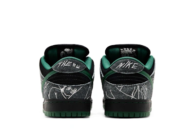 THERE Skateboards x Nike Dunk Low SB 'Black Gorge Green'