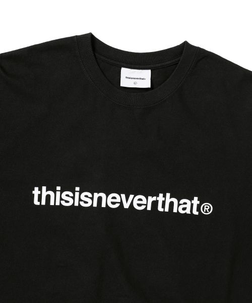 Order Thisisneverthat (SS25) T-Logo Long Sleeve Tee Black TN250TTSLT01BLK