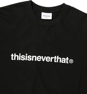 Thisisneverthat (SS25) T-Logo Long Sleeve Tee Black TN250TTSLT01BLK Order Thisisneverthat (SS25) T-Logo Long Sleeve Tee Black TN250TTSLT01BLK