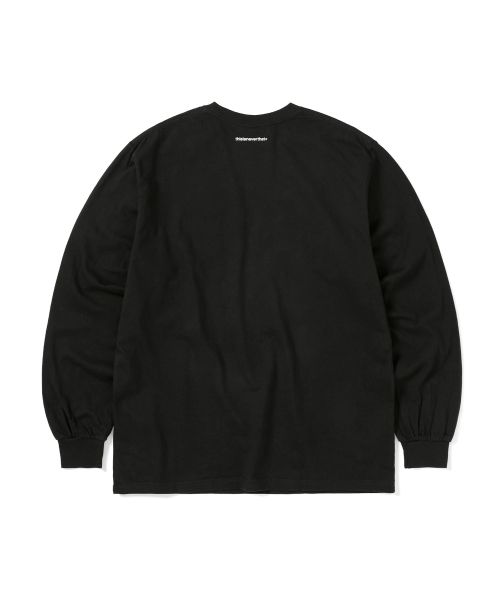 Lookbook Thisisneverthat (SS25) T-Logo Long Sleeve Tee Black TN250TTSLT01BLK