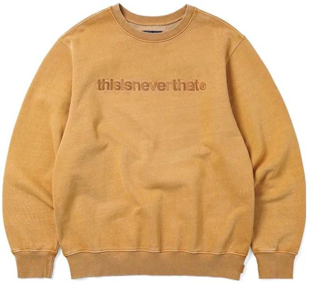 thisisneverthat Amber Logo Cetakan Crewneck Sweatshirt TN220TSWCW01-AMB Buy thisisneverthat Amber Logo Cetakan Crewneck Sweatshirt TN220TSWCW01-AMB