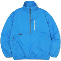 thisisneverthat Aqua Blue Half-Zip Pullover Sweatshirt with Letter Print. 4392173731938 thisisneverthat Aqua Blue Half-Zip Pullover Sweatshirt with Letter Print. 4392173731938