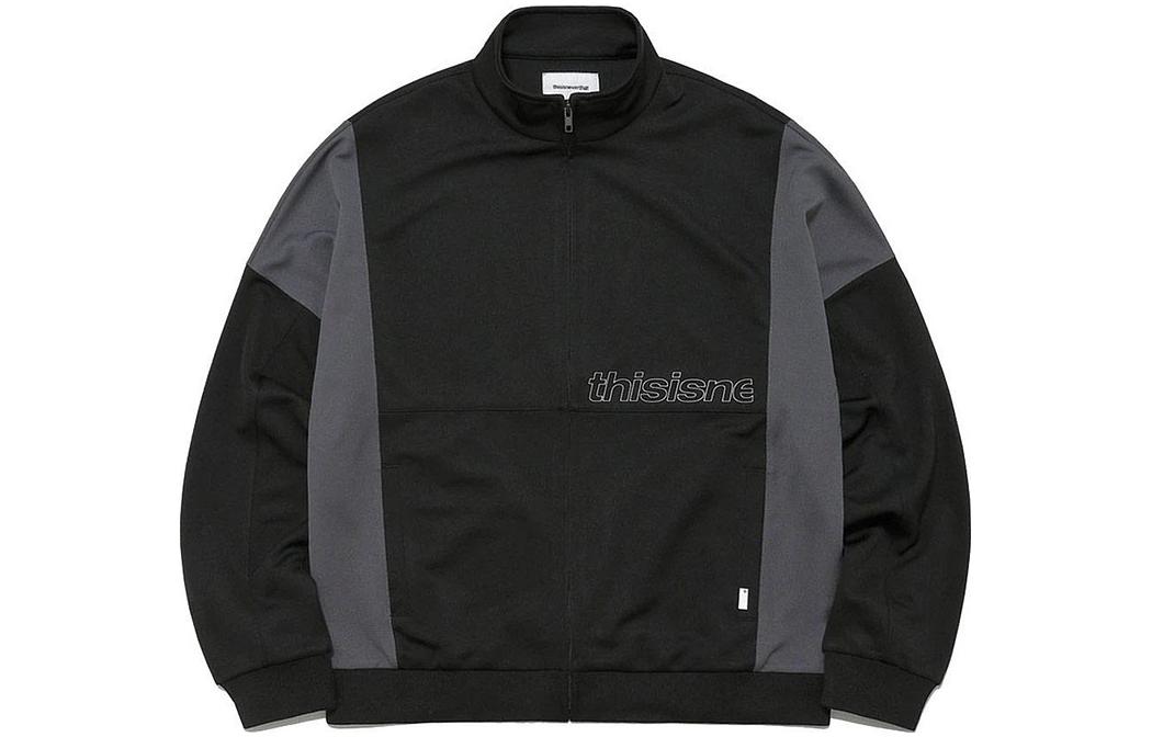 thisisneverthat Black Letter Print Track Jacket 4338737905762-001
