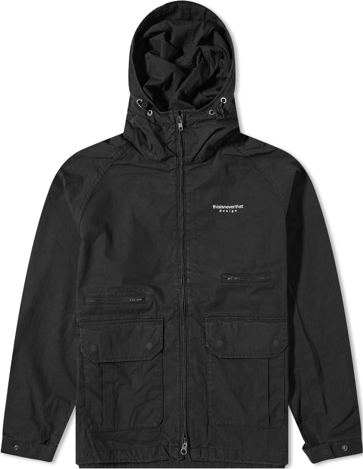 thisisneverthat-black-solid-color-windproof-hooded-jacket-tn-231-wowls-03-black