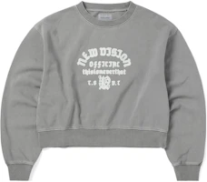 thisisneverthat Cracked Logo Crewneck Sweatshirt Unisex. TN233TSWCW05DRG thisisneverthat Cracked Logo Crewneck Sweatshirt Unisex. TN233TSWCW05DRG