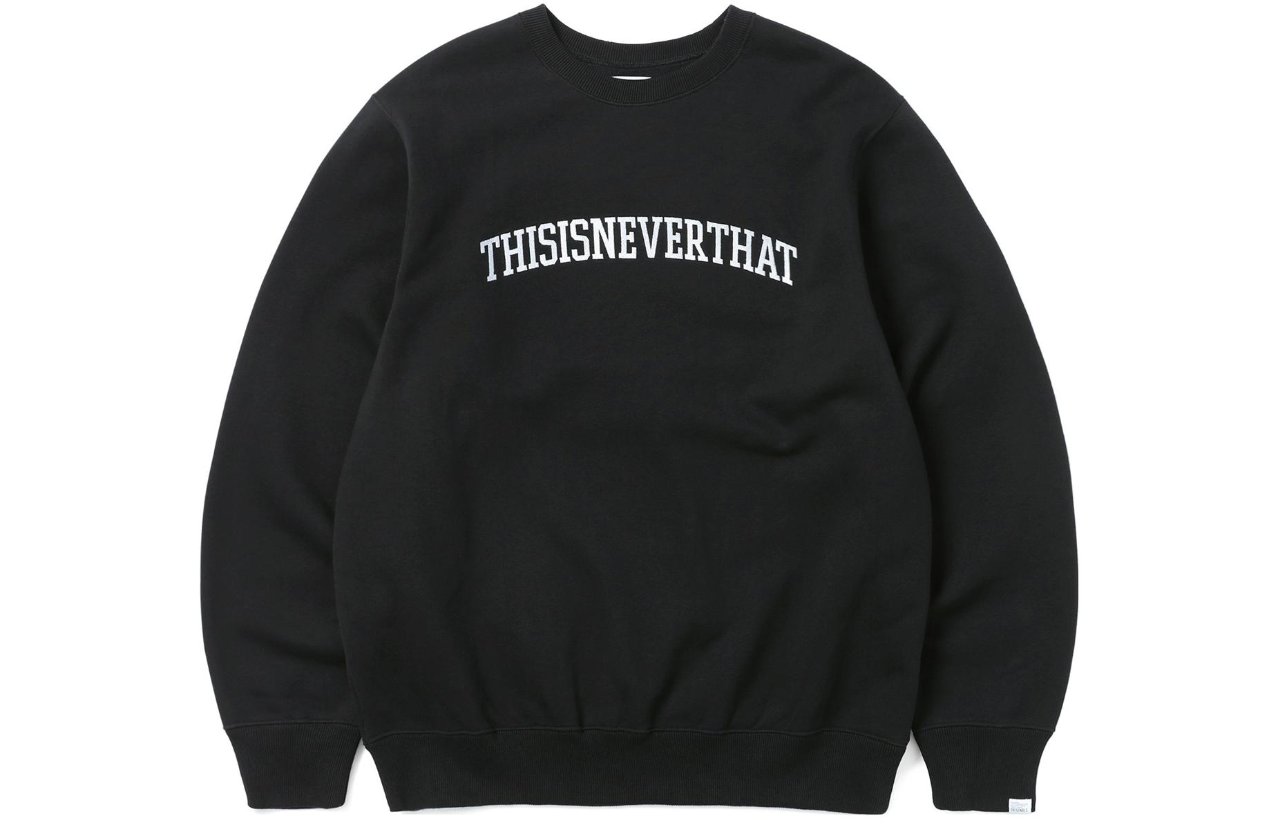 thisisneverthat Crewneck Logo Letter Long Sleeve Sweatshirt TN223TSWCW01