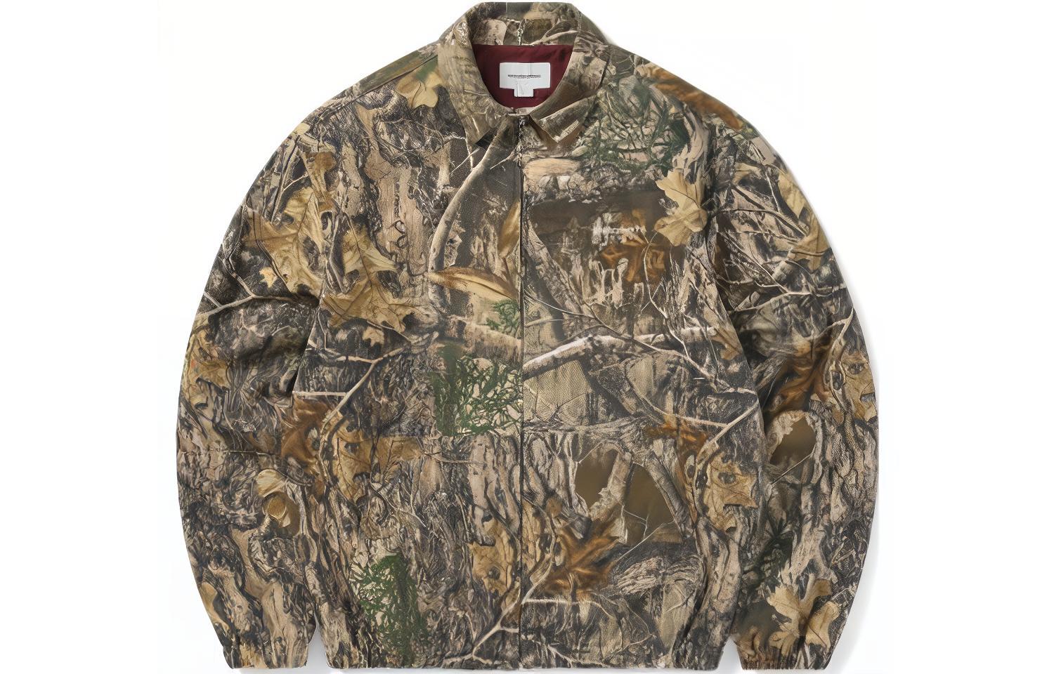 thisisneverthat FW22 Allover Print Zip Jacket Brown . TN223WOWLS05ED