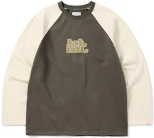 thisisneverthat FW22 Contrast Crewneck Pullover Sweatshirt Charcoal Gray TNT2022093037 thisisneverthat FW22 Contrast Crewneck Pullover Sweatshirt Charcoal Gray TNT2022093037
