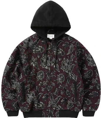 thisisneverthat FW22 Jaket Hoodie Motif Bunga Unisex Ungu Tua Merah TN223WOWHS01BU Buy thisisneverthat FW22 Jaket Hoodie Motif Bunga Unisex Ungu Tua Merah TN223WOWHS01BU