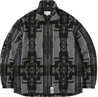 thisisneverthat FW22 Geometric Print High-Neck Jacket Black TNT2022093020 thisisneverthat FW22 Geometric Print High-Neck Jacket Black TNT2022093020