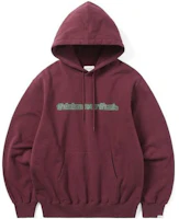 thisisneverthat FW22 Letter Logo Hoodie Mens Burgundy Pullover. TN223TSWHO17BU thisisneverthat FW22 Letter Logo Hoodie Mens Burgundy Pullover. TN223TSWHO17BU