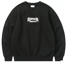 thisisneverthat FW22 Letter Print Pullover Sweatshirt Unisex BLACK TN223TSWCW04BK thisisneverthat FW22 Letter Print Pullover Sweatshirt Unisex BLACK TN223TSWCW04BK