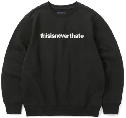 Thisisneverthat FW22 Logo Crewneck Sweatshirt Unisex Black TN220TSWCW01BK Buy Thisisneverthat FW22 Logo Crewneck Sweatshirt Unisex Black TN220TSWCW01BK