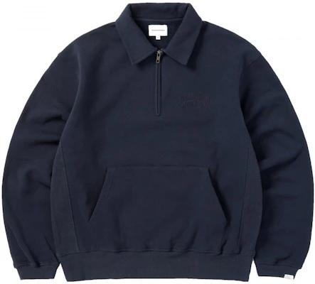 thisisneverthat FW22 Jersey Polo Azul Marino Half-Zip Sudadera Casual TN223TSWOW02NA Buy thisisneverthat FW22 Jersey Polo Azul Marino Half-Zip Sudadera Casual TN223TSWOW02NA