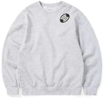 thisisneverthat FW22 Oval Patch Long-Sleeve Pullover Sweatshirt Light Gray Men’s. TN223TSWCW02LHG thisisneverthat FW22 Oval Patch Long-Sleeve Pullover Sweatshirt Light Gray Men’s. TN223TSWCW02LHG