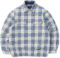 thisisneverthat FW22 Plaid Collared Long-Sleeve Jacket BLACK TNT2022093045 thisisneverthat FW22 Plaid Collared Long-Sleeve Jacket BLACK TNT2022093045