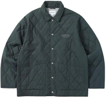 thisisneverthat FW22 Quilted Collared Jacket Deep Green (). TNT2022093017 thisisneverthat FW22 Quilted Collared Jacket Deep Green (). TNT2022093017
