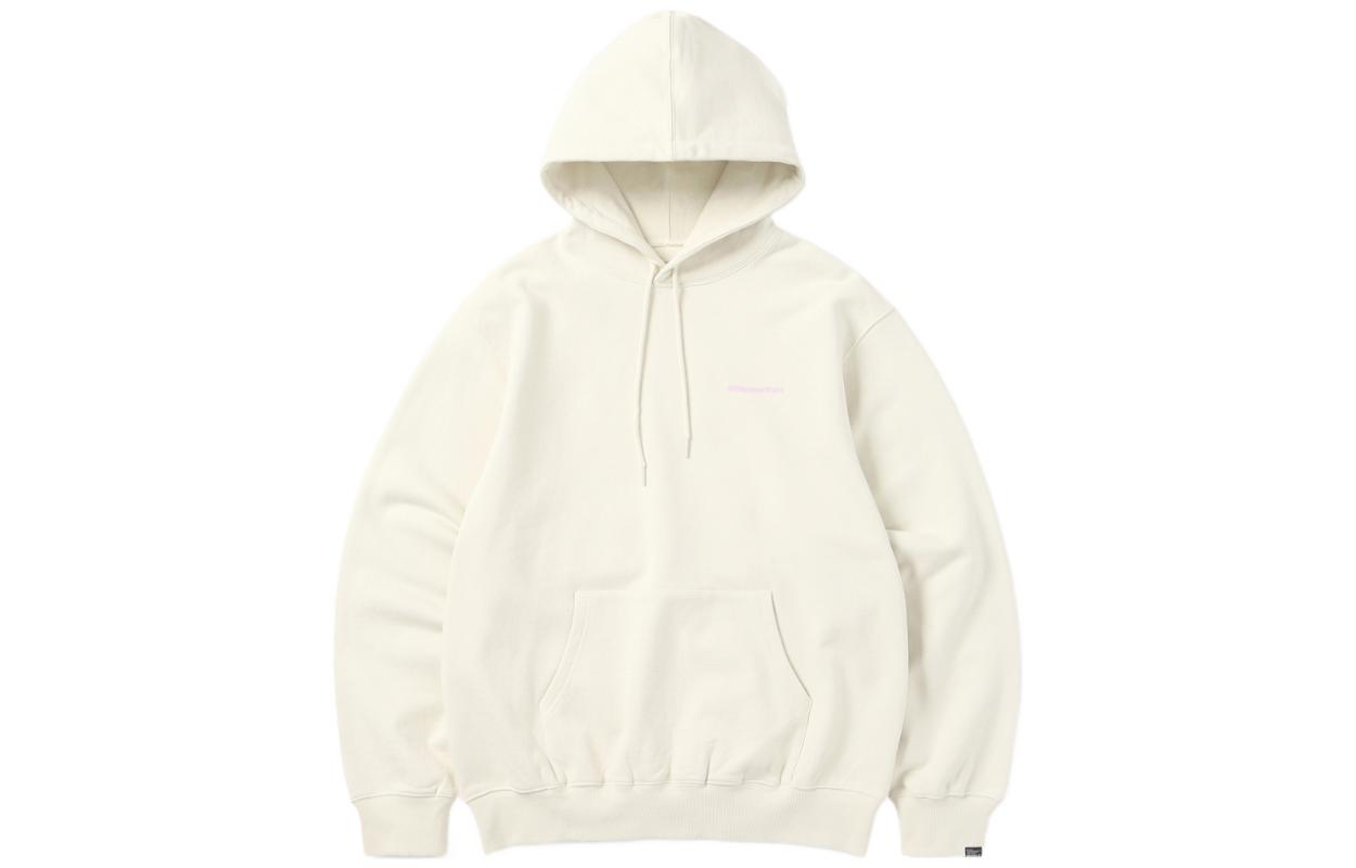 thisisneverthat FW22 Solid Color Hoodie White Long Sleeve Pullover TN223TSWHO16NT