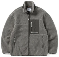thisisneverthat FW22 Zip-Up High Collar Jacket with Pockets - Charcoal Gray TN223BOWHS01CH thisisneverthat FW22 Zip-Up High Collar Jacket with Pockets - Charcoal Gray TN223BOWHS01CH