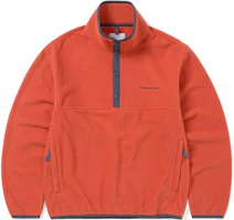 thisisneverthat FW23 Colorblock Lettering Unisex Long Sleeve Sweatshirt Orange TN233FTOLP01COR thisisneverthat FW23 Colorblock Lettering Unisex Long Sleeve Sweatshirt Orange TN233FTOLP01COR