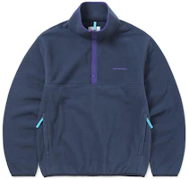 thisisneverthat FW23 Colorblock Logo Long-Sleeve Sweatshirt Unisex Blue TN233FTOLP01NAV thisisneverthat FW23 Colorblock Logo Long-Sleeve Sweatshirt Unisex Blue TN233FTOLP01NAV